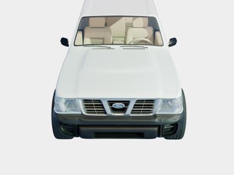 Saudi car patriot for desert 1998 3Dモデル