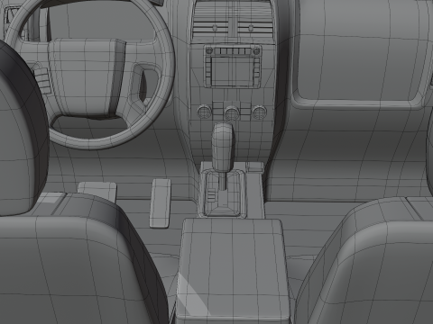 Saudi car patriot for desert 1998 3Dモデル