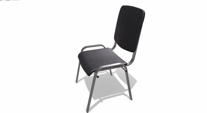 Gray office chair 3Dモデル .c4d .max .obj .3ds .fbx .stl .blend 