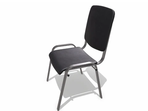 Gri ofis koltuğu 3D Model