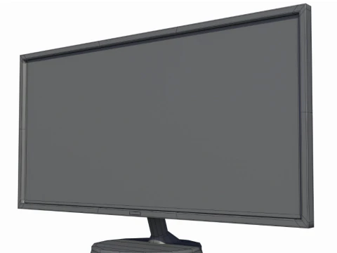 monitor negro Modelo 3D
