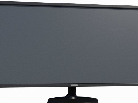 Black monitor 3Dモデル
