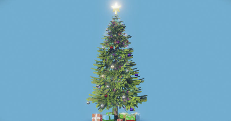 Christmas tree Modelo 3D .c4d .max .obj .3ds .fbx .stl .blend 