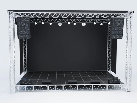 Concert Stage 01 3D Model