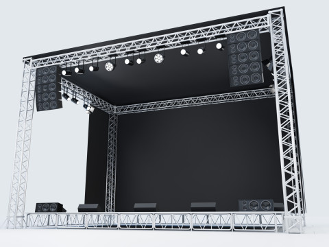 Concert Stage 01 3D Model