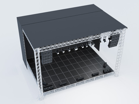 Concert Stage 01 3D Model
