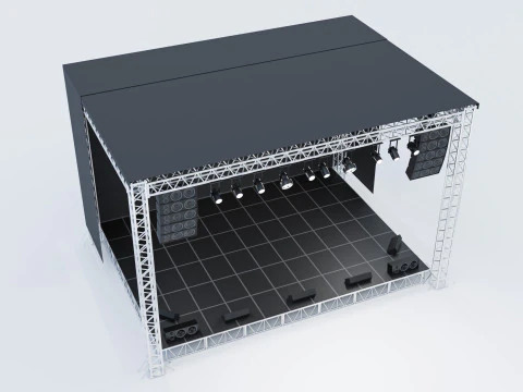 Concert Stage 01 3D Model