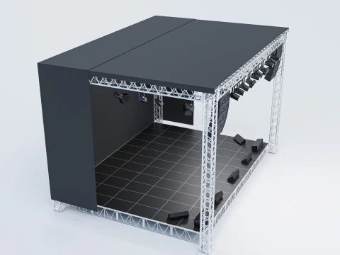 Concert Stage 01 3D Model