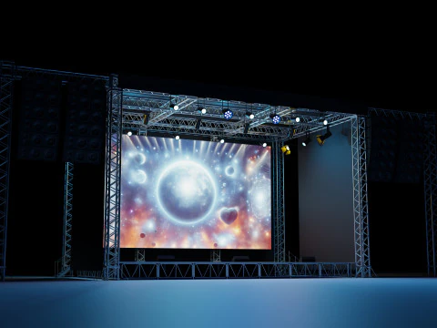 Concert Stage 02 3D Model