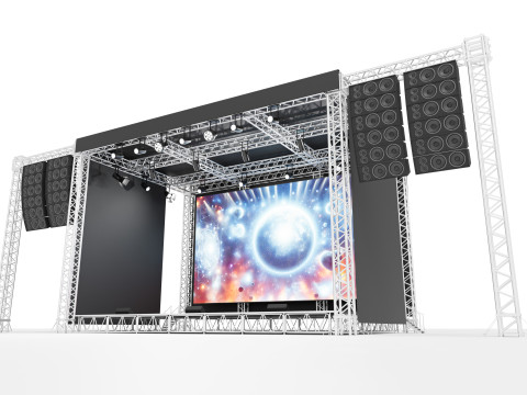 Concert Stage 02 Modello 3D