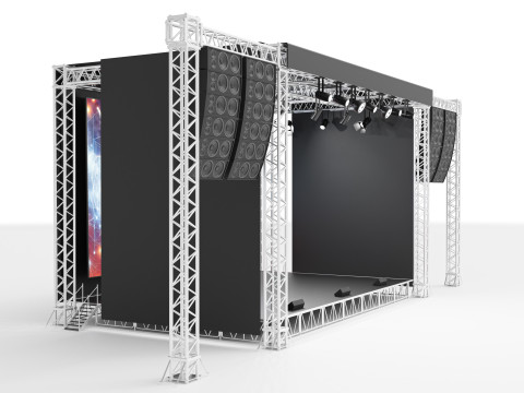 Concert Stage 02 Modello 3D