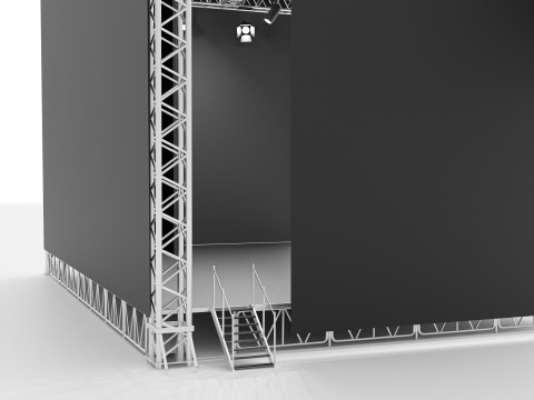 Concert Stage 02 Modello 3D