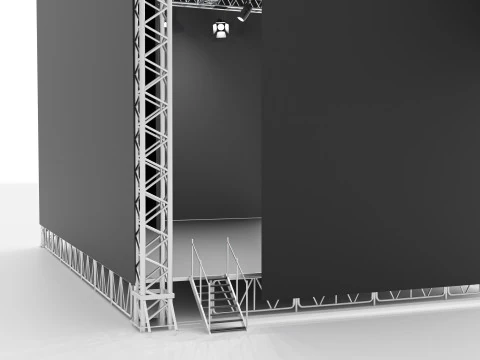 Concert Stage 02 3D Model