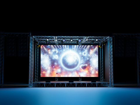 Concert Stage 02 Modello 3D