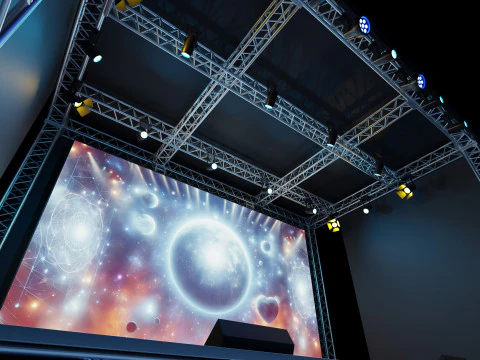 Concert Stage 02 3D Model