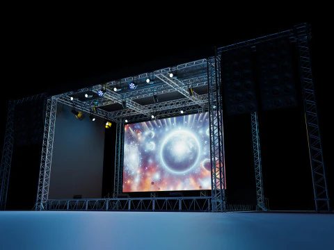 Concert Stage 02 3D Model