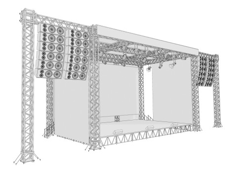 Concert Stage 02 Modello 3D