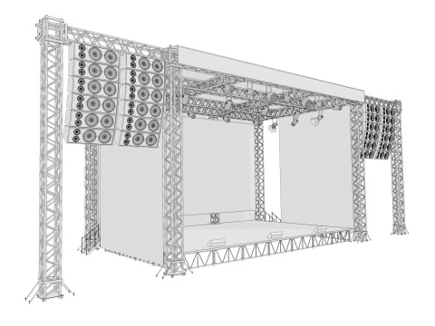 Concert Stage 02 3D Model
