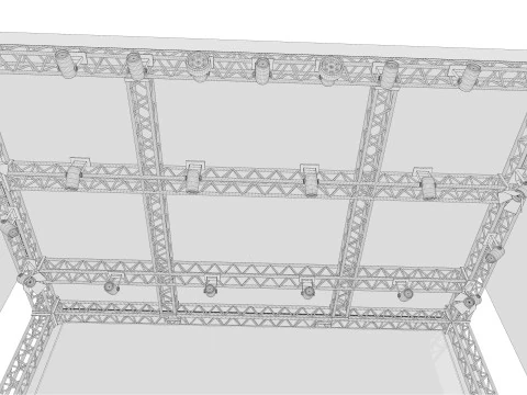 Concert Stage 02 3D Model
