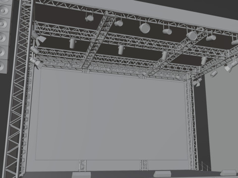 Concert Stage 02 Modello 3D