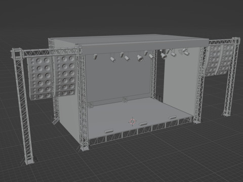Concert Stage 02 Modello 3D