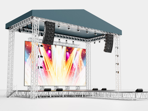 Concert Stage 03 3D Model