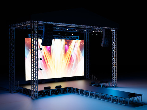 Concert Stage 03 3D Model