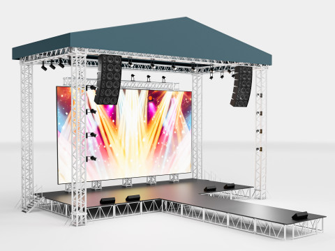 Concert Stage 03 3D Model