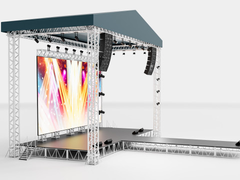 Concert Stage 03 3D Model