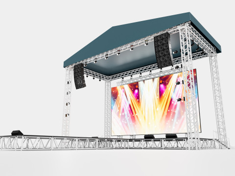 Concert Stage 03 3D Model