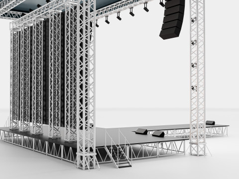 Concert Stage 03 3D Model