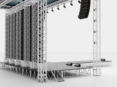 Concert Stage 03 3D Model