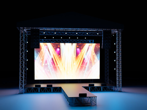 Concert Stage 03 3D Model