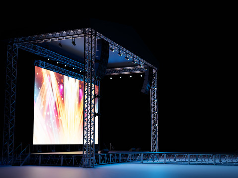 Concert Stage 03 3D Model
