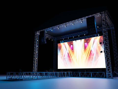 Concert Stage 03 3D Model
