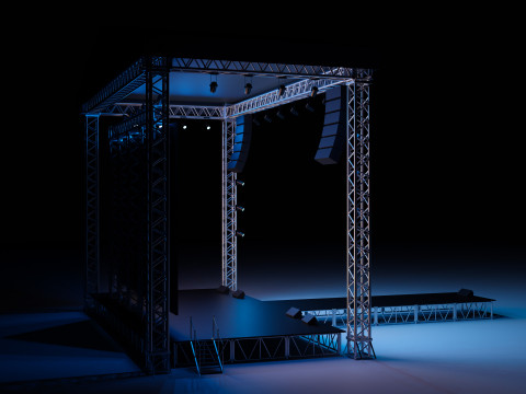 Concert Stage 03 3D Model