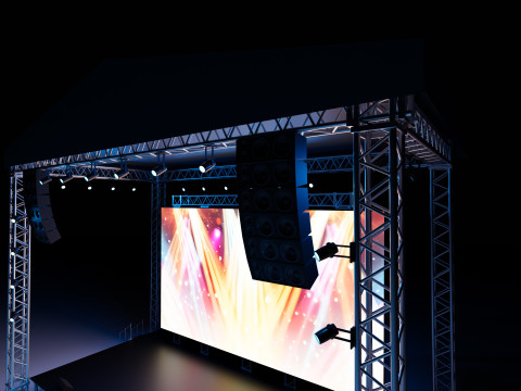 Concert Stage 03 3D Model