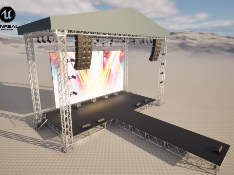 Concert Stage 03 3D Model