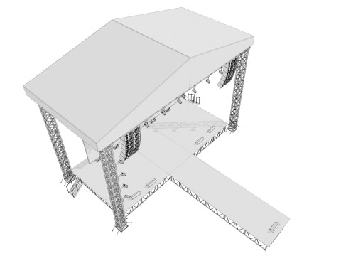 Concert Stage 03 3D Model