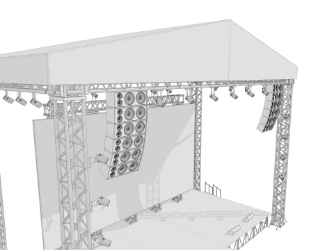 Concert Stage 03 3D Model