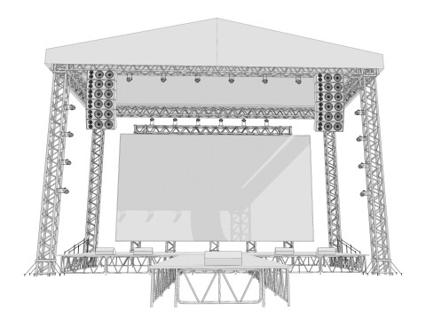 Concert Stage 03 3D Model