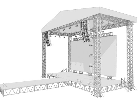 Concert Stage 03 3D Model