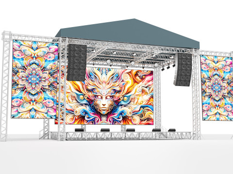 Concert Stage 04 Model 3D