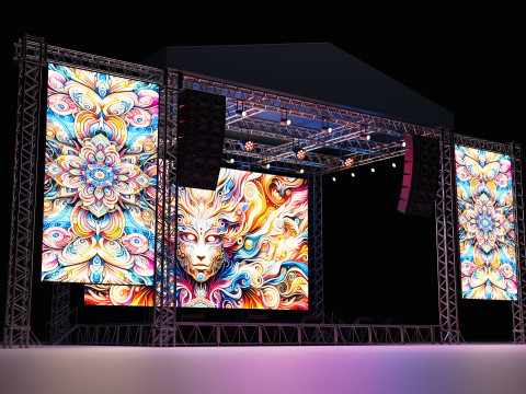 Concert Stage 04 Model 3D