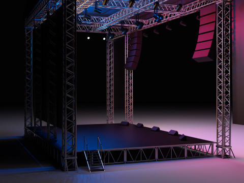 Concert Stage 04 Model 3D
