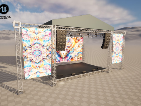 Concert Stage 04 Model 3D