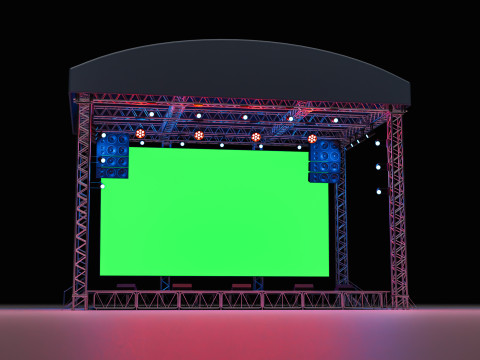 Concert Stage 05 3D Model