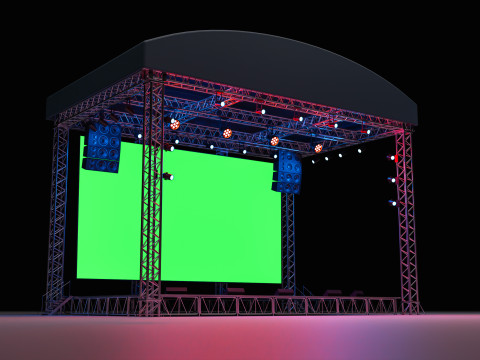 Concert Stage 05 3D Model