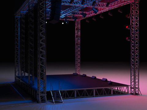 Concert Stage 05 3D Model