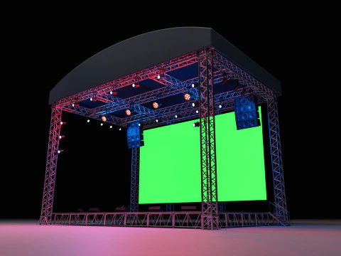 Concert Stage 05 3D Model
